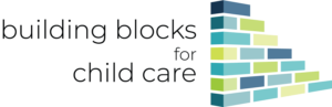building blocks for child care logo