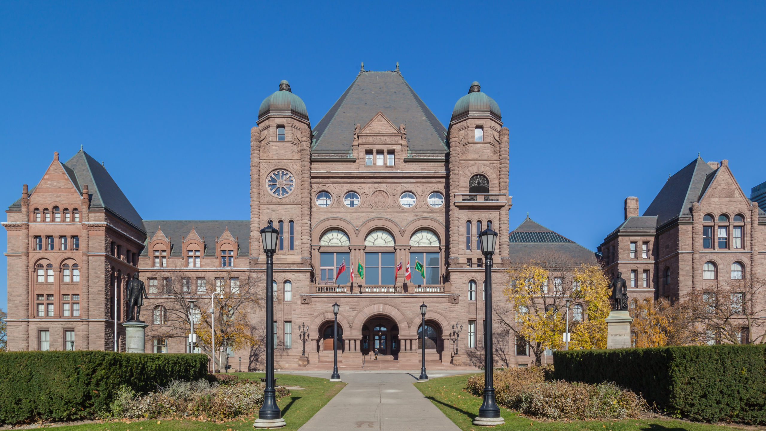 Stock photo of the Ontario parliament buildings - Ontario Legislative Building at Queen's Park, Toronto, Canada